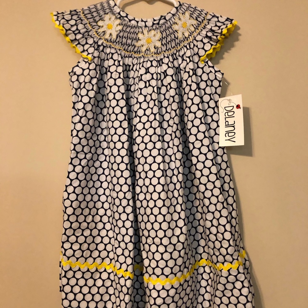 NWT Delaney Smocked dress